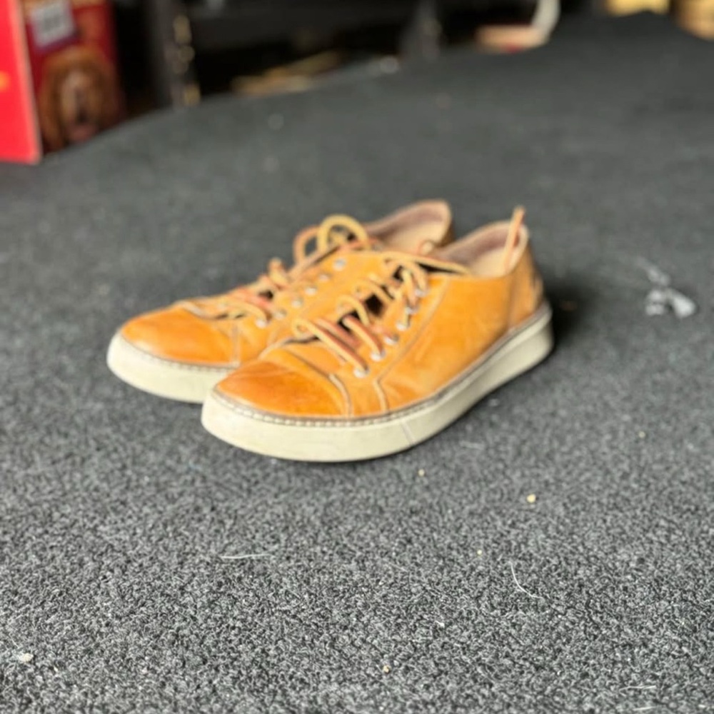 Men's Orange Casual Sneakers
